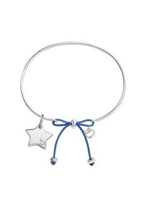 Meridian cuff bracelet with Star pendant