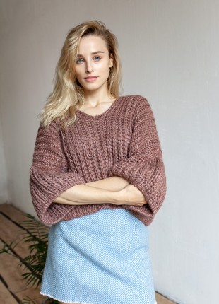 Oversize short-sleeved sweater3 photo