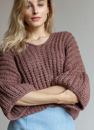 Oversize short-sleeved sweater6 photo