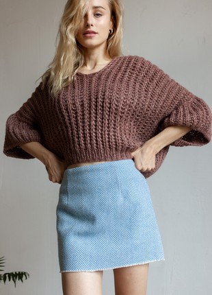 Oversize short-sleeved sweater5 photo