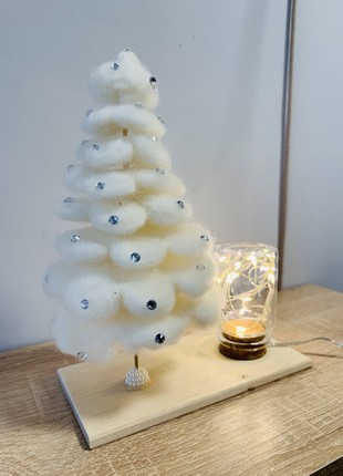 A table nightstand with a Christmas tree for a children's room2 photo