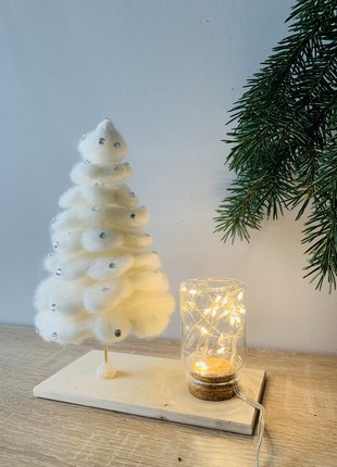 A table nightstand with a Christmas tree for a children's room3 photo