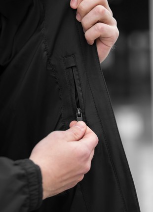 BEZET "YOUR ENEMY" BLACK, GRAY WINDSHIELD JACKET9 photo