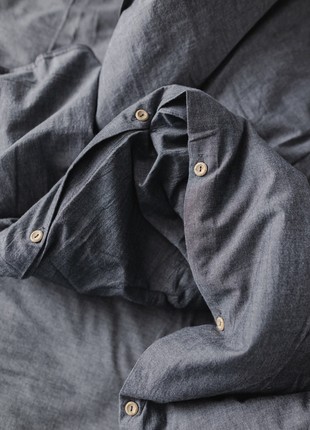 LEGLO SILVER BOILED COTTON BEDDING SET Full5 photo