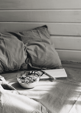 LEGLO GRAY BOILED COTTON BEDDING SET 200x2005 photo
