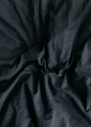 LEGLO BLACK BOILED COTTON BEDDING SET Full4 photo