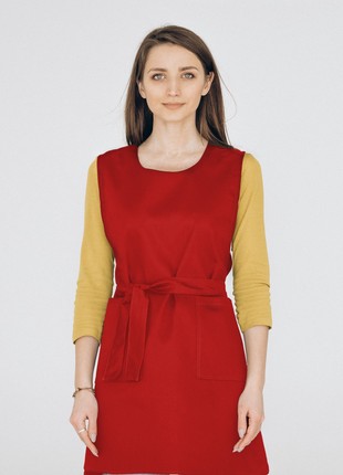 Double-sided cobbler aprons Saffron Red5 photo