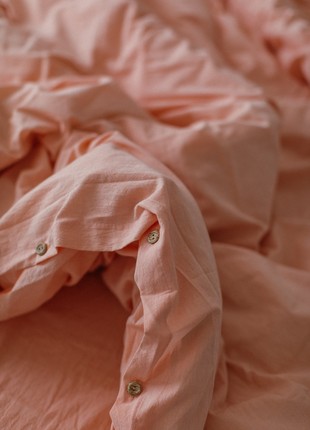 LEGLO APRICOT BOILED COTTON LINEN SET  200x2002 photo