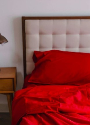 SET OF BEDDING  MADE OF BOILED COTTON LEGLO RED  Full4 photo