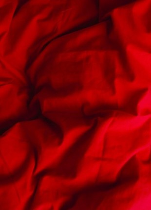 SET OF BEDDING  MADE OF BOILED COTTON LEGLO RED  200x2003 photo