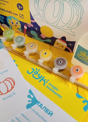 Joyki 3d wooden coloring book creativity kit «Pumpkin»4 photo