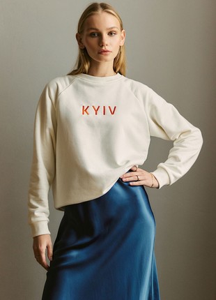 Embroidered sweatshirt 'KYIV'1 photo