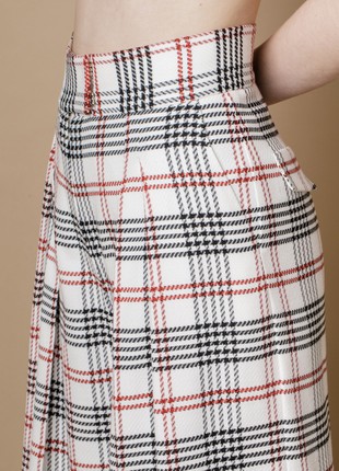 White Checkered Palazzo6 photo
