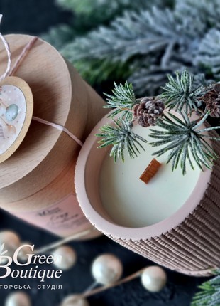 Natural Soy Candle COZY CHRISTMAS (size L+)5 photo