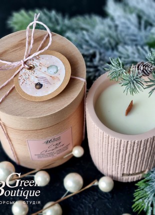 Natural Soy Candle COZY CHRISTMAS (size L+)7 photo
