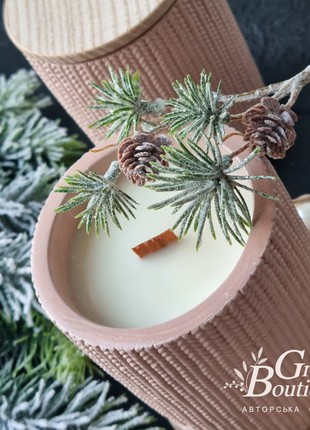 Natural Soy Candle COZY CHRISTMAS (size L+)9 photo