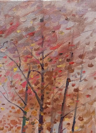 Oil painting Golden autumn Peter Tovpev nDobr1743 photo