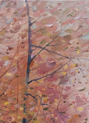 Oil painting Golden autumn Peter Tovpev nDobr1745 photo