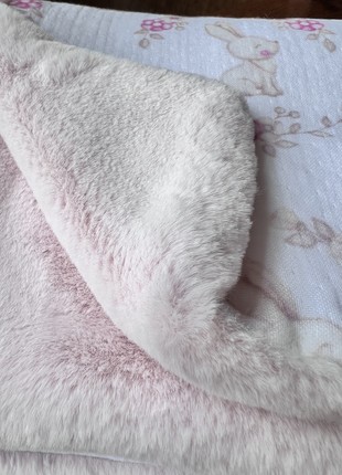 Warm Faux Fur Baby Blanket from momma&kids brand2 photo