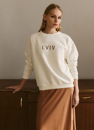 Embroidered sweatshirt 'LVIV'