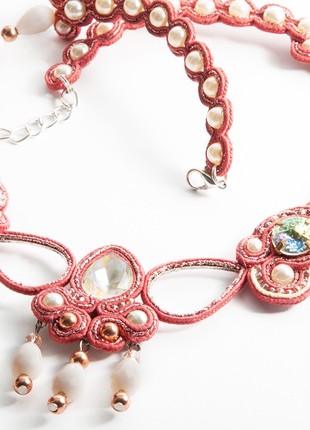 Necklace "Sunny Coral"2 photo
