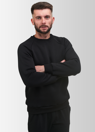 Men`s sweatshirt Warm Vsetex Black6 photo