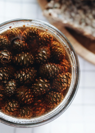 Homemade natural pine cone jam from Ukraine2 photo