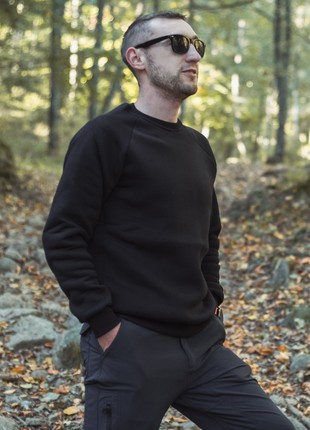 Men`s sweatshirt Warm Vsetex Black8 photo