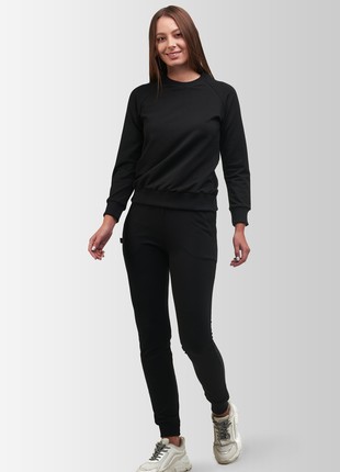 Women`s sweatshirt  Slim Vsetex Black3 photo