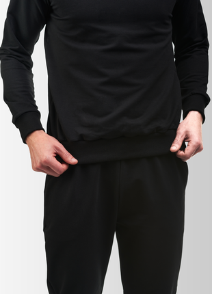 Men`s sweatshirt  Slim Vsetex Black6 photo