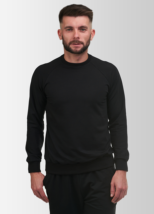 Men`s sweatshirt  Slim Vsetex Black4 photo