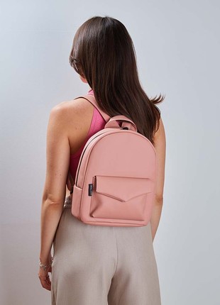 Peach backpack "Konvert"5 photo