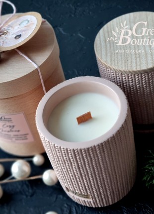 Natural Soy Candle COZY CHRISTMAS (size L+)10 photo