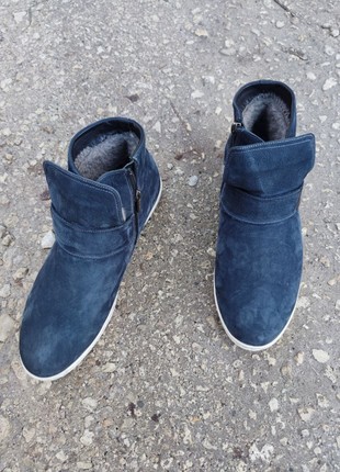 Winter men's shoes on fur with a lock. Stylish men's ugg boots "Strado Z 11"7 photo