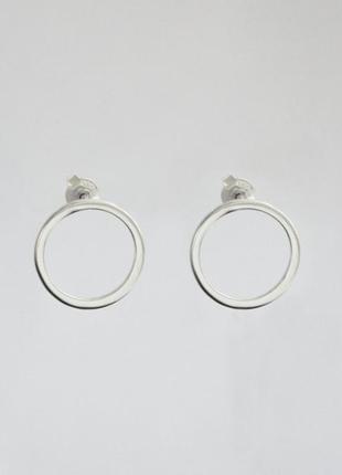 Circle earrings 20 mm2 photo