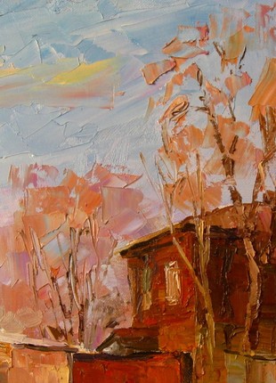 Oil painting Old house Serdyuk Boris Petrovich nSerb1675 photo