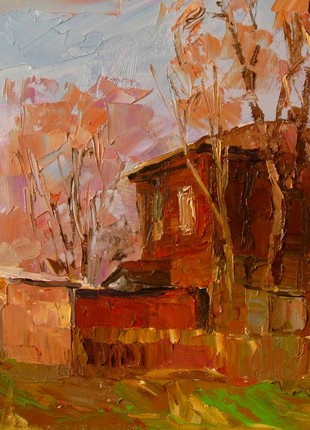 Oil painting Old house Serdyuk Boris Petrovich nSerb1674 photo