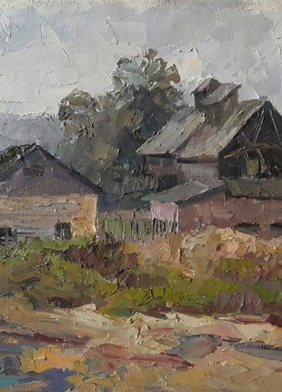 Oil painting On current Serdyuk Boris Petrovich nSerb171