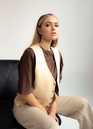 Waistcoat Beige6 photo