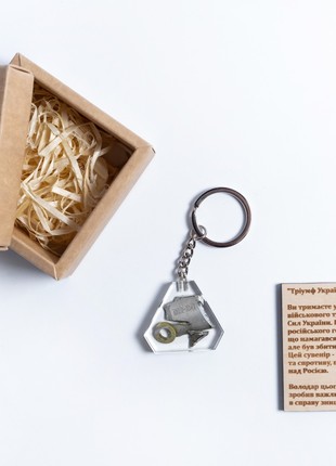 A keyring with the piece of a downed Russian Mi-24 helicopter5 photo
