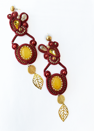 Earrings "Rubino"