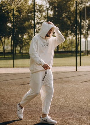 pants and hoodie Build Ukraine in yourself white