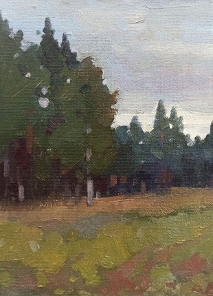Oil painting By the evening Peter Tovpev nDobr199