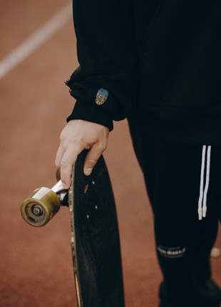pants and hoodie Build Ukraine in yourself black6 photo