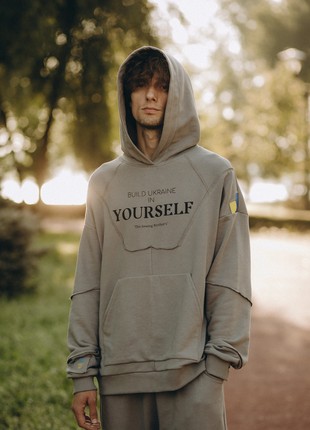 pants and hoodie Build Ukraine in yourself grey7 photo