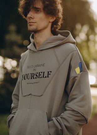 pants and hoodie Build Ukraine in yourself grey8 photo