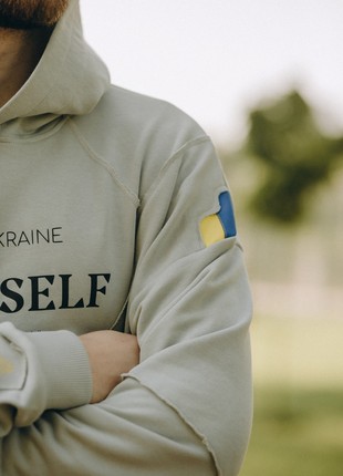 hoodie Build Ukraine in Yourself blue6 photo