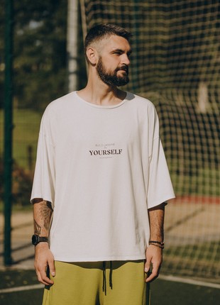 shorts and t-shirt Build Ukraine in yourself white and olive