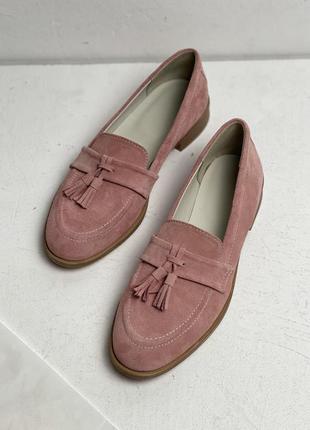 Genuine suede loafers with tassel1 photo