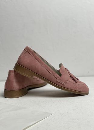 Genuine suede loafers with tassel2 photo